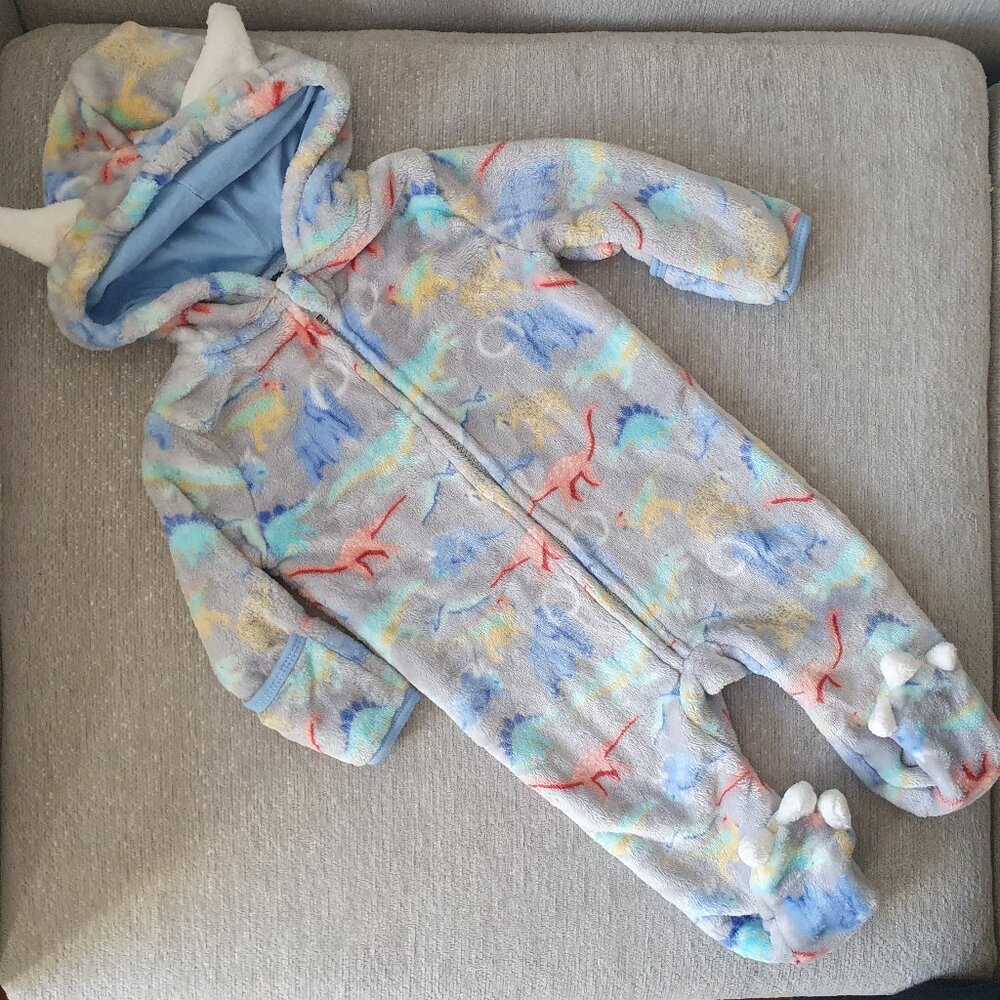 Mick Mack Baby Bunting Suit Size 6 Months Dinosaurs